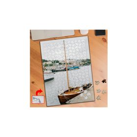 8688 Kıyıda Teknik Deniz İskele 240 Parça Puzzle Yapboz Tablo