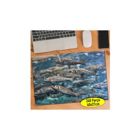 86902003 Mavi Denizdeki Balık Sürüsü 240 Parça Puzzle Yapboz