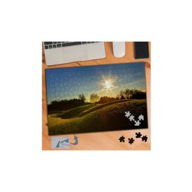 872 Parlak Gökyüzünde Güneş Manzara 240 Parça Puzzle Yapboz Tablo