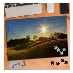 872 Parlak Gökyüzünde Güneş Manzara 240 Parça Puzzle Yapboz Tablo