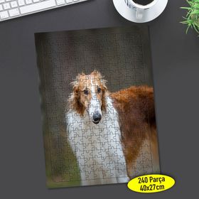 87276901 Rus Borzoy Cinsi Köpek 240 Parça Puzzle Yapboz