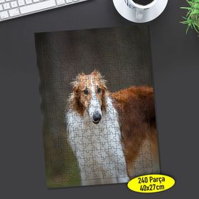 87276901 Rus Borzoy Cinsi Köpek 240 Parça Puzzle Yapboz