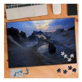 873 Kayalıklarda Su Birikintisi Doğa 240 Parça Puzzle Yapboz Tablo