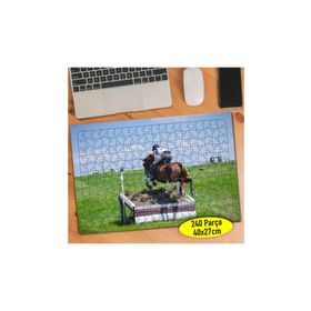 87315687 Hızla Koşan At ve Jokey 240 Parça Puzzle Yapboz