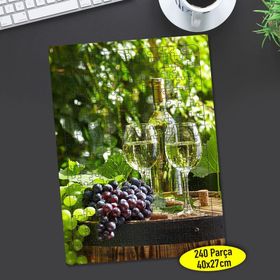 87376112 Toskana İtalya Üzümler 240 Parça Puzzle Yapboz