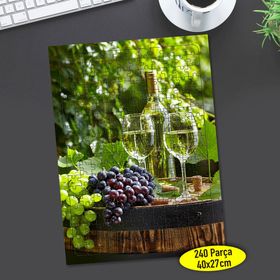 87376130 Toskana İtalya Üzümler 240 Parça Puzzle Yapboz