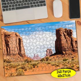 874840 Arizona Monument Valley Manzara 240 Parça Puzzle Yapboz