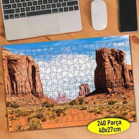 874840 Arizona Monument Valley Manzara 240 Parça Puzzle Yapboz