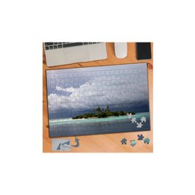 875 Deniz Ortasında Ada Parçası 240 Parça Puzzle Yapboz Tablo