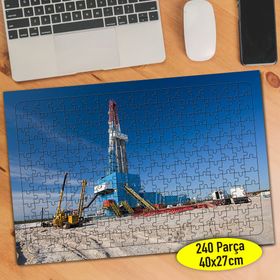 87911545 Petrol Kuyusu Sondaj 240 Parça Puzzle Yapboz