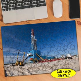 87911545 Petrol Kuyusu Sondaj 240 Parça Puzzle Yapboz