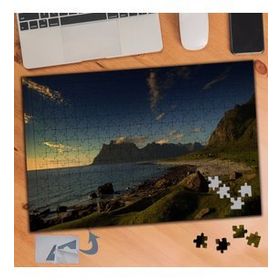 880 Deniz Kenarı Doğa Manzarası 240 Parça Puzzle Yapboz Tablo