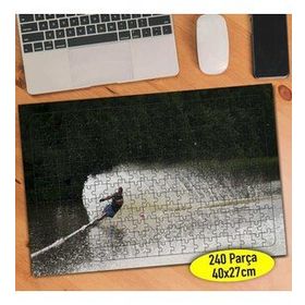 88006341 Denizde Sörf Yapan Genç Sporcu 240 Parça Puzzle Yapboz