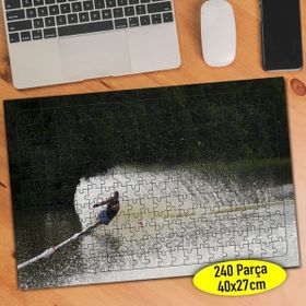 88006341 Denizde Sörf Yapan Genç Sporcu 240 Parça Puzzle Yapboz