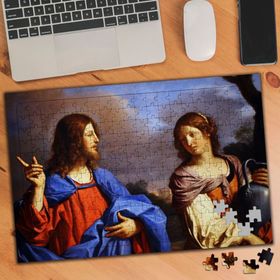 8833 İsa Mary Magdalene Yağlı Boya 240 Parça Puzzle Yapboz