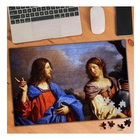 8833 İsa Mary Magdalene Yağlı Boya 240 Parça Puzzle Yapboz