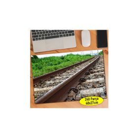 88604083 Tren Rayı Perspektif Çekim 240 Parça Puzzle Yapboz