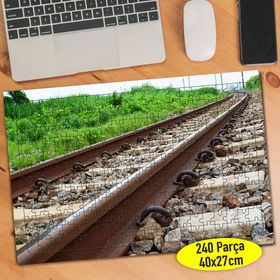 88604083 Tren Rayı Perspektif Çekim 240 Parça Puzzle Yapboz