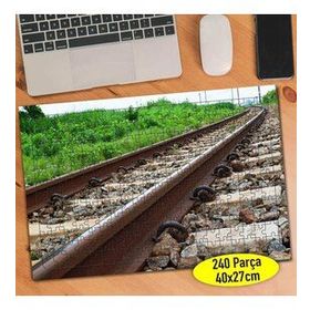88604083 Tren Rayı Perspektif Çekim 240 Parça Puzzle Yapboz