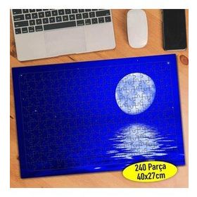 88681664 Gece Yakamoz Dolunay Manzarası 240 Parça Puzzle Yapboz