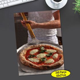 88754661 Fırın Pizzası Fast Food 240 Parça Puzzle Yapboz