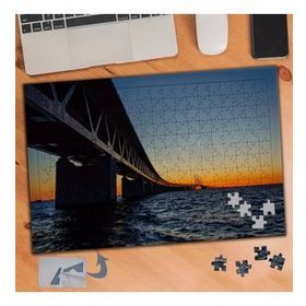 889 Deniz Üstü Demir Uzun Köprü 240 Parça Puzzle Yapboz Tablo