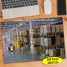89041162 Üretici Fabrikanın Depo Alanı 240 Parça Puzzle Yapboz