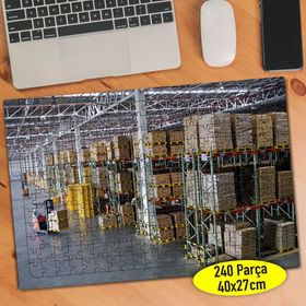 89041162 Üretici Fabrikanın Depo Alanı 240 Parça Puzzle Yapboz