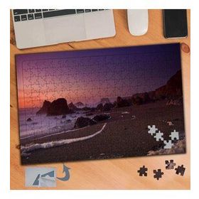 892 Akşam Üstü Deniz Kenarı Manzara 240 Parça Puzzle Yapboz Tablo