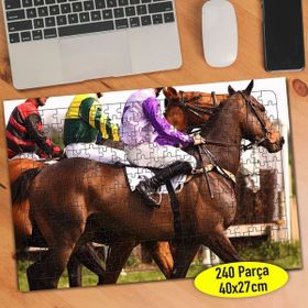 89203737 Hipodromda At Yarışı Gösterisi 240 Parça Puzzle Yapboz