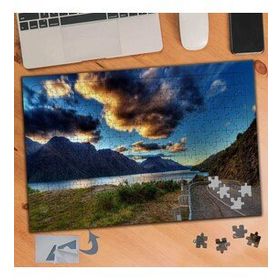 894 Deniz Kenarında Uzayan Yol 240 Parça Puzzle Yapboz Tablo
