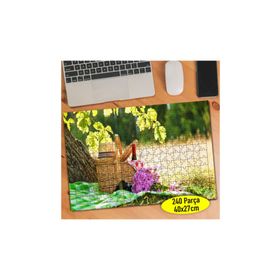89417562 Ağaç Altında Piknik Sepeti 240 Parça Puzzle Yapboz