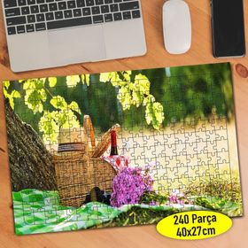 89417562 Ağaç Altında Piknik Sepeti 240 Parça Puzzle Yapboz