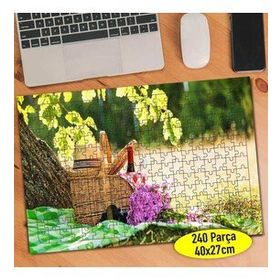 89417562 Ağaç Altında Piknik Sepeti 240 Parça Puzzle Yapboz