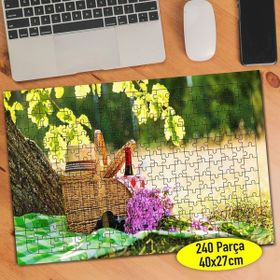 89417562 Ağaç Altında Piknik Sepeti 240 Parça Puzzle Yapboz