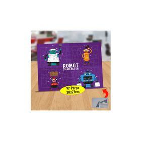 896 Selam Veren Yapay Zeka Robotlar 99 Parça Puzzle Yapboz Tablo