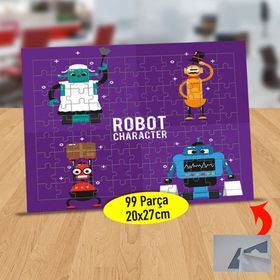 896 Selam Veren Yapay Zeka Robotlar 99 Parça Puzzle Yapboz Tablo