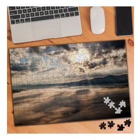8989 Kumamoto Japonya Bulutlu Deniz 240 Parça Puzzle Yapboz
