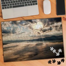 8989 Kumamoto Japonya Bulutlu Deniz 240 Parça Puzzle Yapboz
