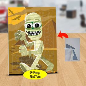 8C50 Çölde Gezen Neşeli Mumya 99 Parça Puzzle Yapboz Tablo