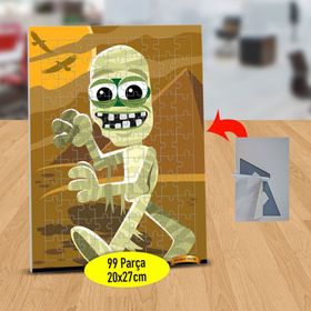 8C50 Çölde Gezen Neşeli Mumya 99 Parça Puzzle Yapboz Tablo