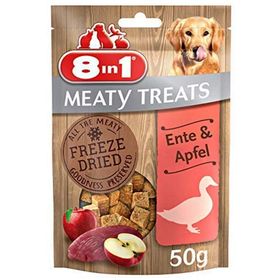 8in1 50 gr Meaty Treats Freeze Dried Ördekli Elmalı Köpek Ödülü