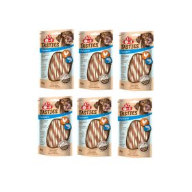 8in1 6x85 gr Tasties Twisters Tavuklu Balıklı Burgu Köpek Ödülü
