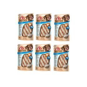 8in1 6x85 gr Tasties Twisters Tavuklu Balıklı Burgu Köpek Ödülü