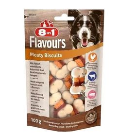 8in1 85 gr Flavours Meaty Biscuits Kıtır Köpek Ödülü