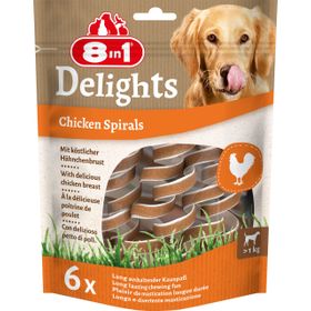 8in1 85 gr Smart Delights Tavuklu Burgulu Köpek Ödülü