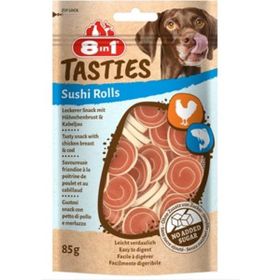 8in1 85 gr Tasties Sushi Rolls Tavuklu Balıklı Sushi Köpek Ödülü