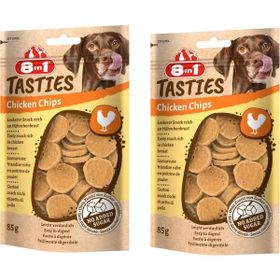 8in1 Chicken Chips Tavuklu 2x85 gr Köpek Ödül Maması