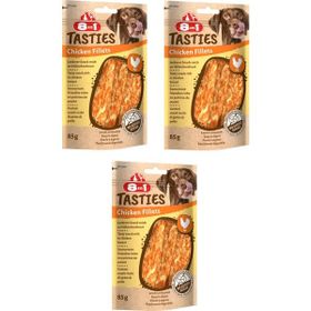 8in1 Chicken Fillets Tavuklu 3x85 gr Köpek Ödül Maması