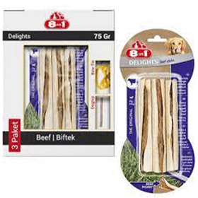 8in1 Delights 75 gr Sticks Köpek Ödülü